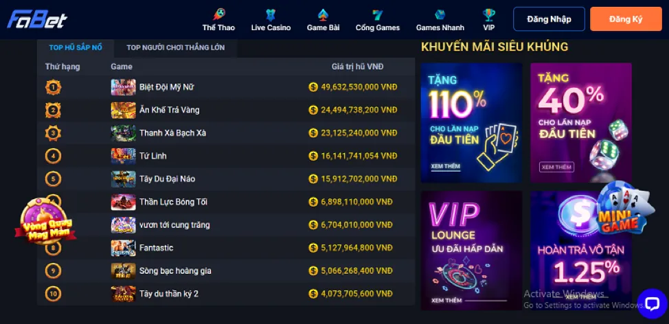 Hình ảnh các phương thức nạp rút tiền an toàn tại 90phut link vào